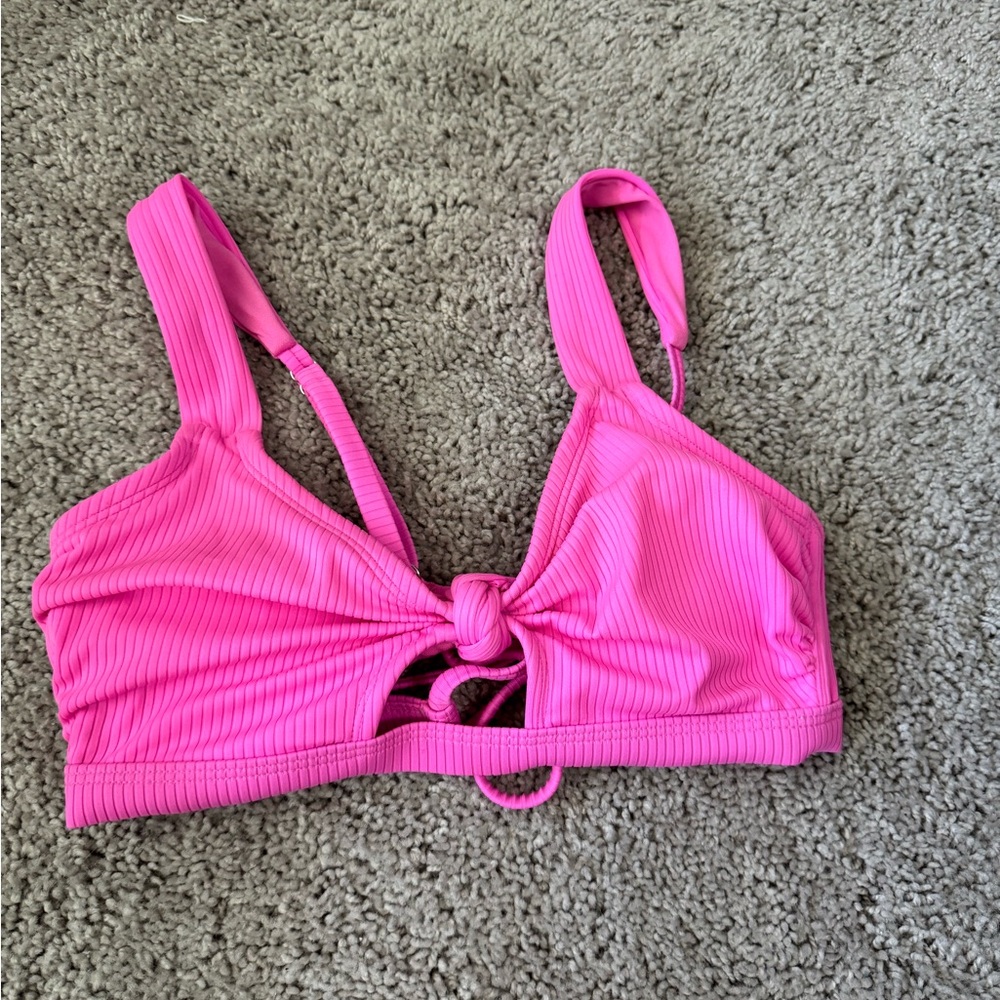 Pink swim top